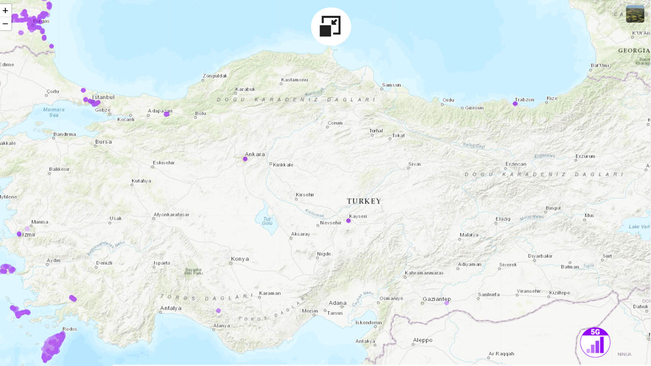 Türkiye 5G Haritası