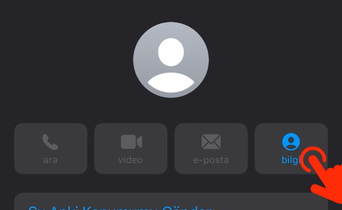 iphone sms engelleme adım 2