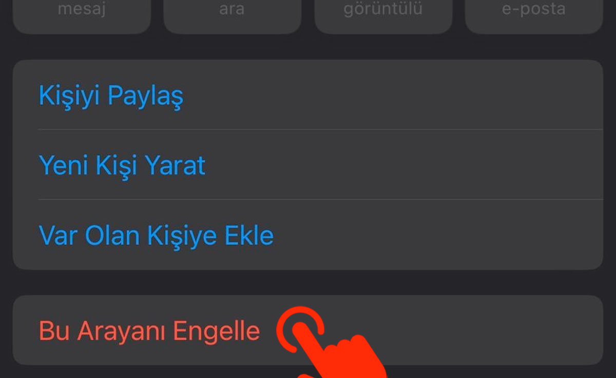 iphone sms engelleme 3