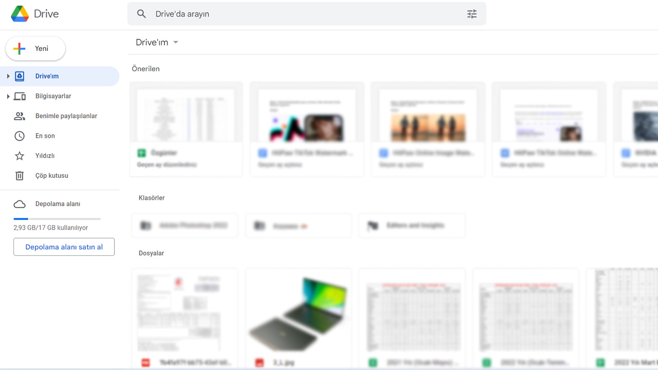 Google sürücü
