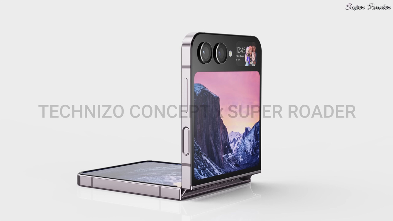 Samsung Galaxy Z Flip5 konsept tasarımı