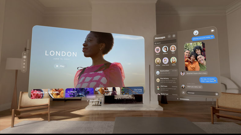 apple vizyon pro uygulamaları