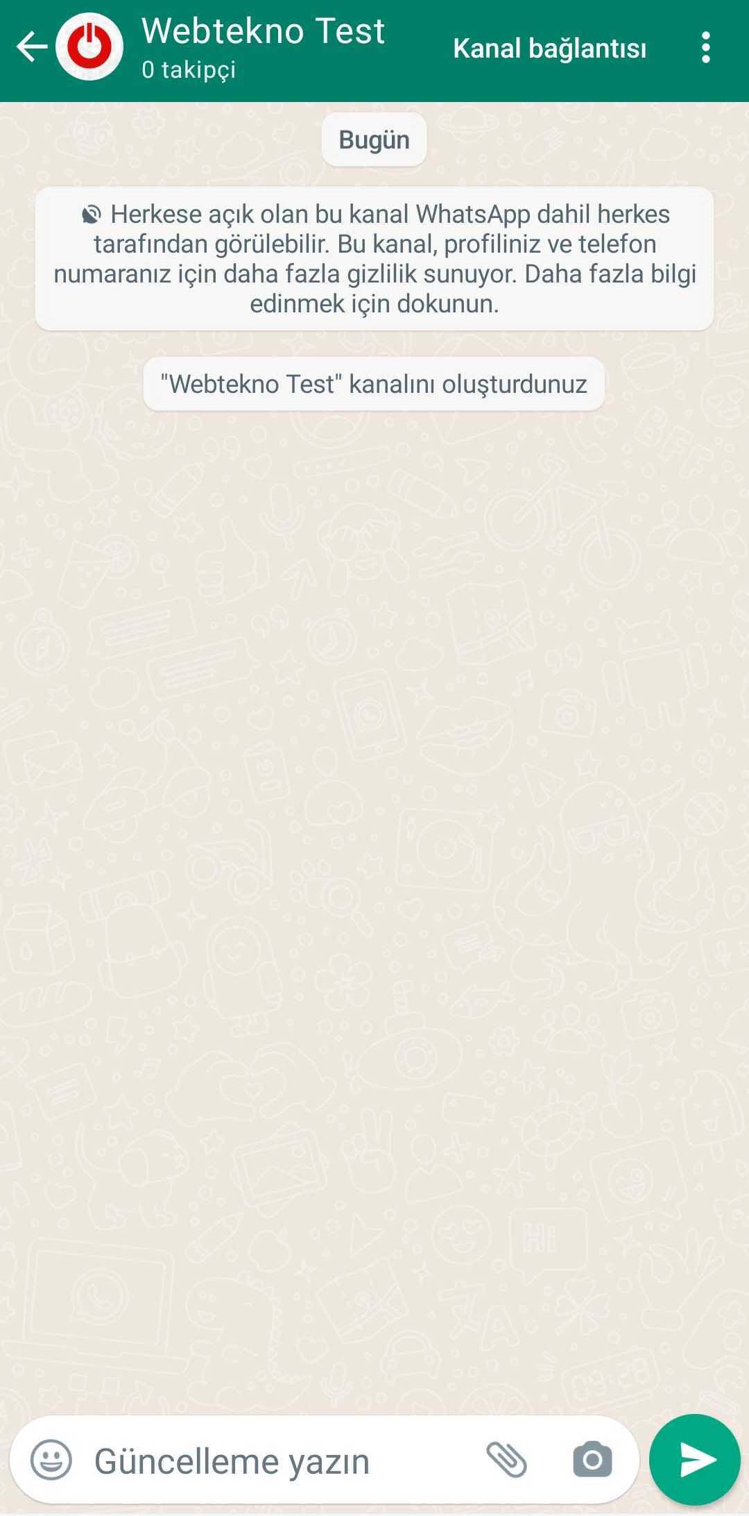 WhatsApp Kanalı 