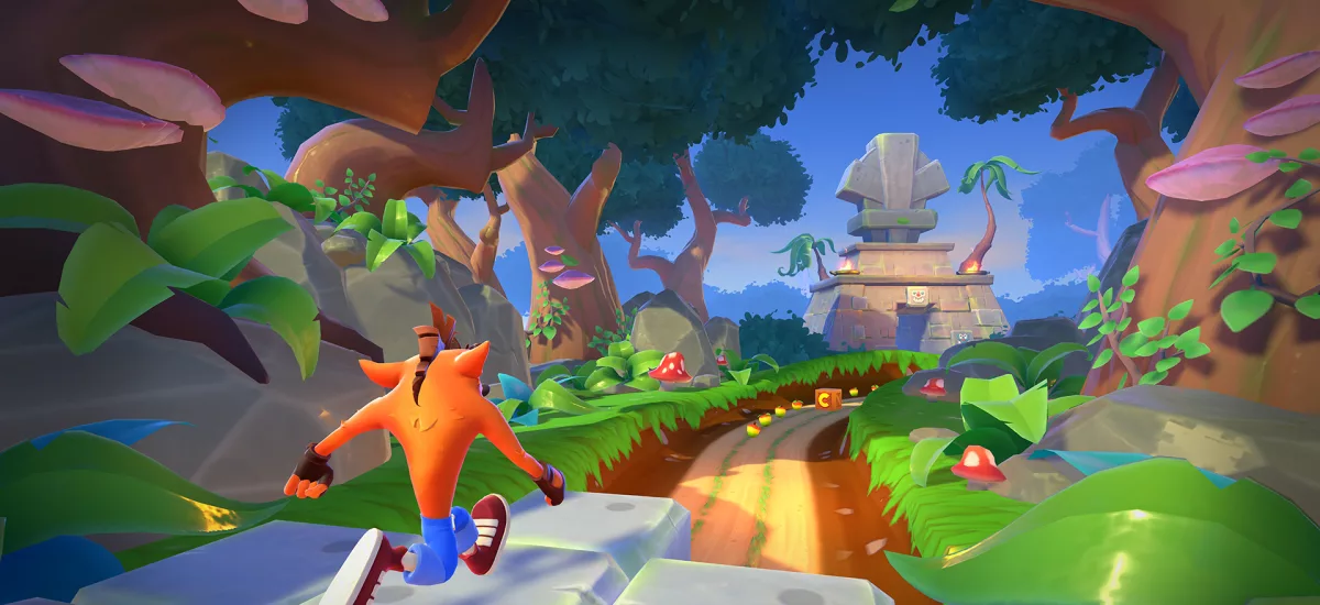 Bandicoot'u Kaçarken Crash Edin!