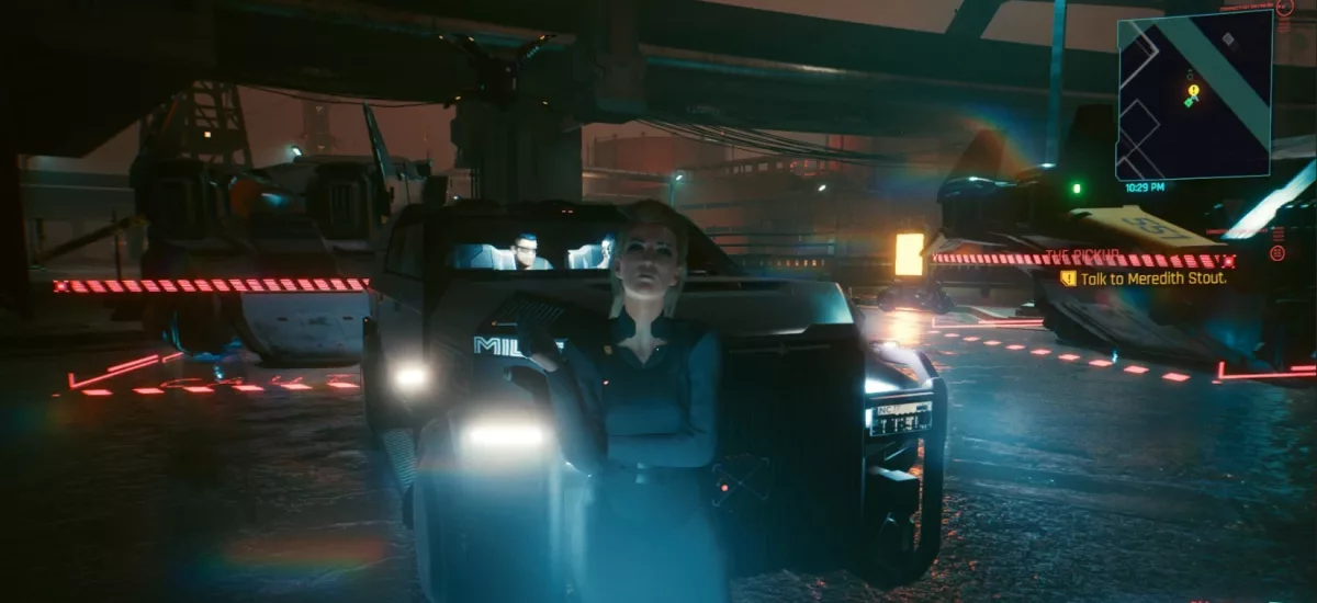 Cyberpunk 2077 Pickup görevi